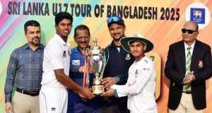 ශ්රී ලංකා අවුරුදු 17 න් පහළ පිලට කඩුලු 9 ක ජයක්